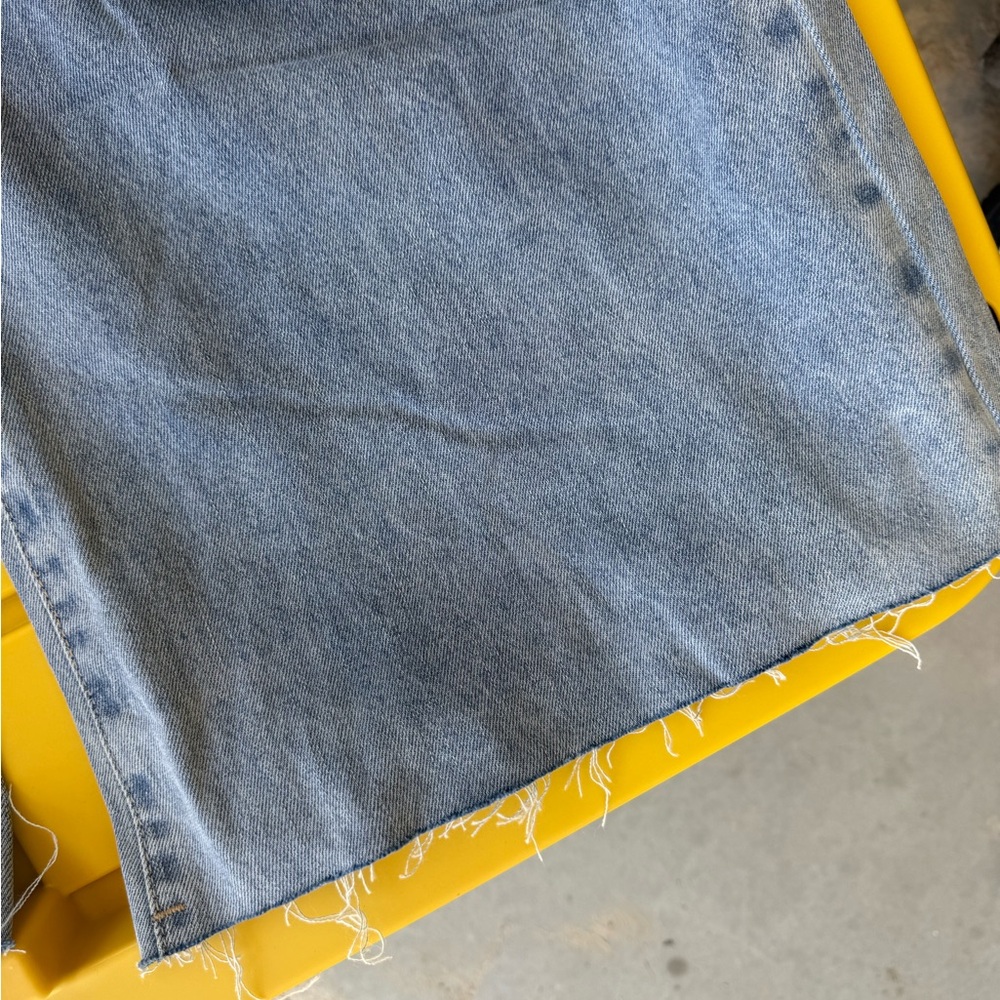 Three Bird Nest Wide-Leg Blue Jeans - Picture 5 of 5